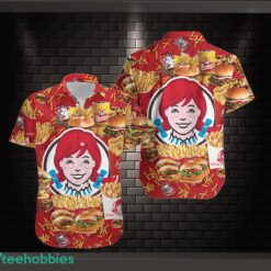 Wendy's AOP 3D Hawaiian Shirt Button Shirt Product Photo 1