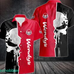 Wendy's AOP 3D Hawaiian Shirt Button Shirt Skull Printed Product Photo 1