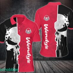 Wendy's Team Working Shirt 3D Polo Shirt Golf Polo Product Photo 1
