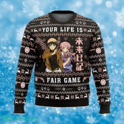 Your Life is Fair Game Future Diary Warm Knitted Christmas Sweater Gift For Men And Women - Your Life is Fair Game Future Diary Ugly Christmas Sweater Photo_1