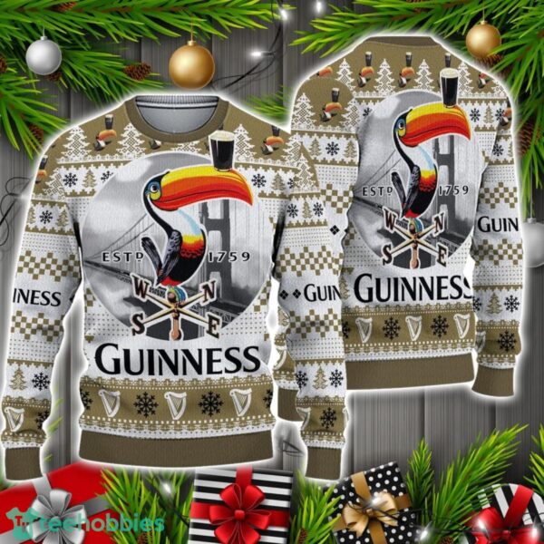 3D 60 Guinness Ugly Sweater Christmas Holiday Gift Beer Drinking Christmas Sweater Christmas Holiday Gift Product Photo 1