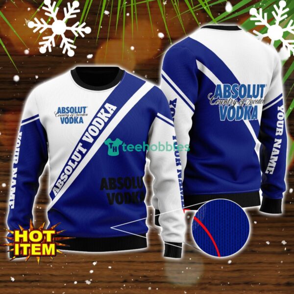 Absolut Vodka Personalized All Over Print Sweater Christmas Sweater For Men Women Gift Ideas Product Photo 1