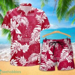 Alabama Crimson Tide Tropical Pattern Combo Hawaii Shirt and Shorts For Fans Product Photo 2