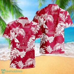 Alabama Crimson Tide Tropical Pattern Combo Hawaii Shirt and Shorts For Fans Product Photo 3