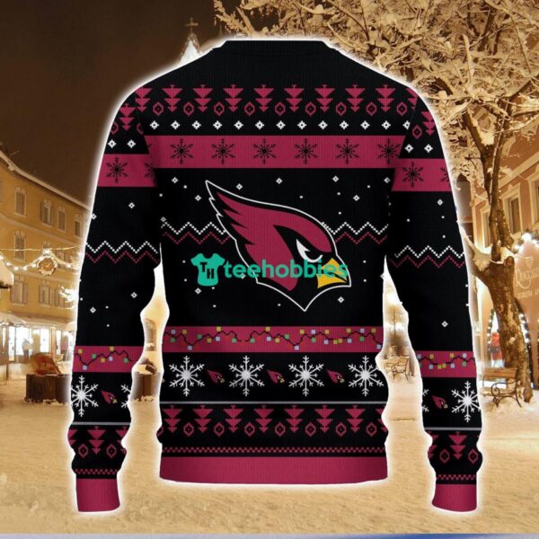 Arizona Cardinals Santa Claus Ugly Christmas Sweater All Printed Sweater For Fans Gift Ideas Product Photo 2