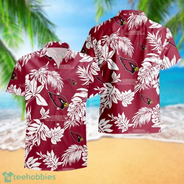 Arizona Cardinals Tropical Pattern Combo Hawaii Shirt and Shorts For Fans Product Photo 3