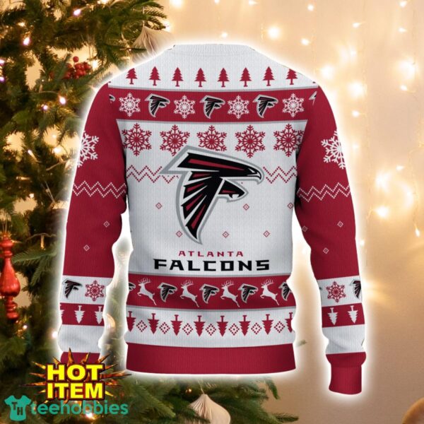 Atlanta Falcons Logo Ugly Christmas Sweater 3D Printed Unisex Sweater For Men And Women Product Photo 3