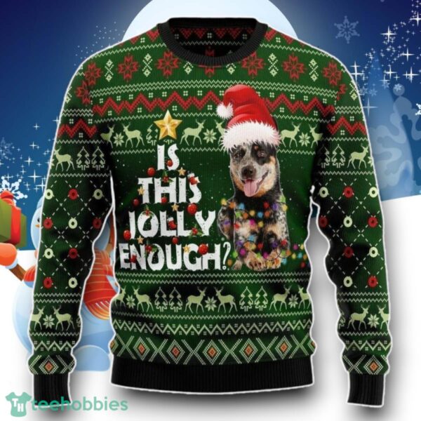 Australian Cattle Dog Jolly 3D Sweaters Ugly Christmas Unique Gift Product Photo 1