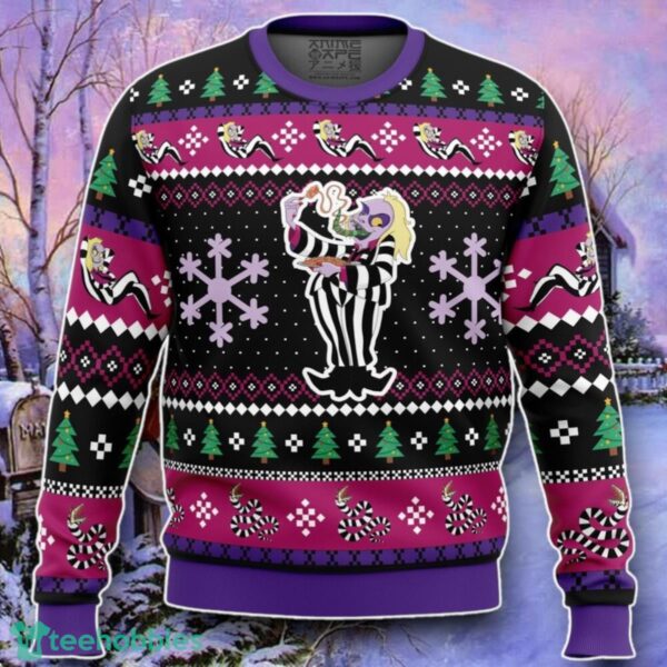 Beetleguise Beetlejuice Ugly Christmas 3D Sweater Style Gift Product Photo 1