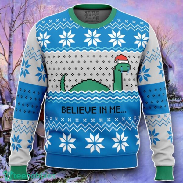 Believe In Me…Nessie Ugly Christmas 3D Sweater Style Gift Product Photo 1