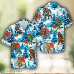 Bigfoot Santa Christmas Hawaiian Shirt Beach Shirt Product Photo 1