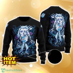 Blue Moon Tattoo Girl 3D Ugly Christmas Sweater For Men And Women Product Photo 1
