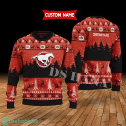 Calgary Stampeders Custom Name Merry Xmas Sweater For Soccer Sport Team's Fans Sweater Product Photo 1