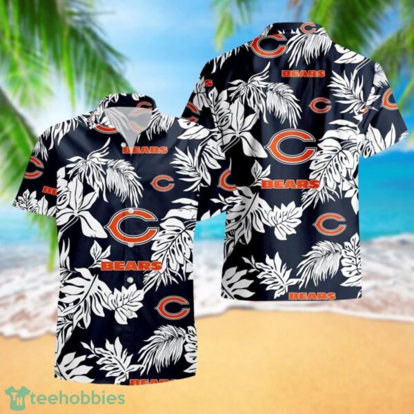 Chicago Bears Tropical Pattern Combo Hawaii Shirt and Shorts For Fans Product Photo 3