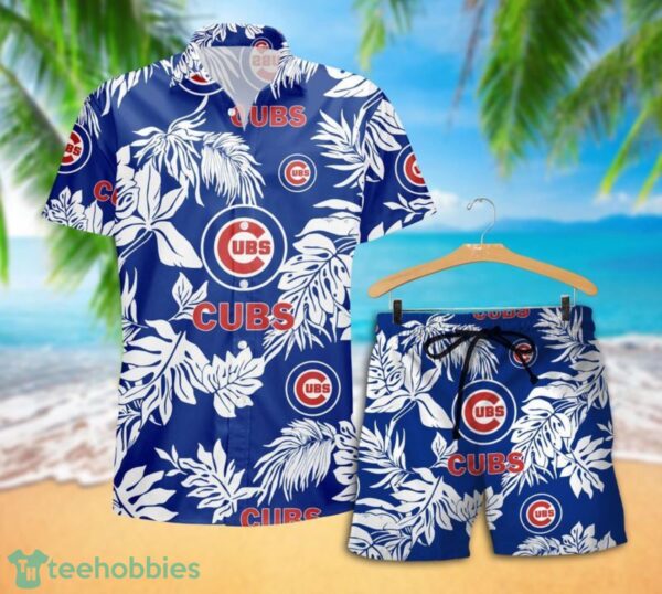 Chicago Cubs Tropical Pattern Combo Hawaii Shirt and Shorts For Fans Product Photo 2
