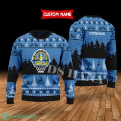 Chicago Sky Custom Name Merry Xmas Sweater For Soccer Sport Team's Fans Sweater Product Photo 1