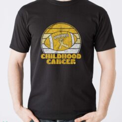 Childhood Cancer Football Shirt, Pediatric Cancer Support - Men T-Shirt