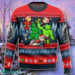 Christmas Avengers Chibi Marvel Comics Ugly Christmas 3D Sweater Style Gift Product Photo 1