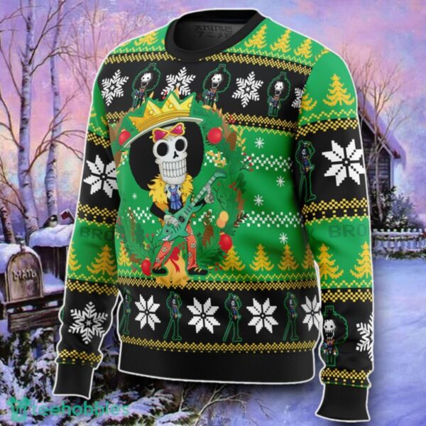 Christmas Brook OP Pirates Ugly Christmas 3D Sweater Style Gift Product Photo 2
