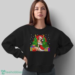 Christmas Sexy Santa Girl Pin-Up Sweatshirt, Cheeky Santa Girl Hoodie - Sweatshirt
