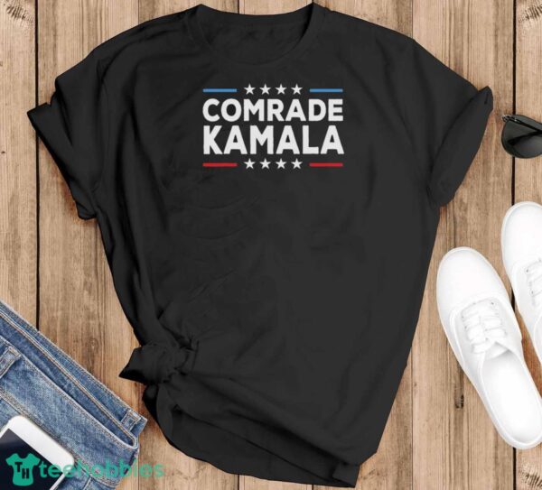 Comrade Kamala Anti Kamala Harris 2024 T-Shirt - Black T-Shirt