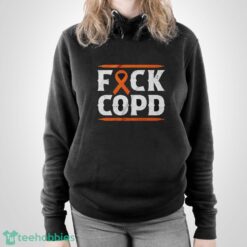 COPD Awareness Shirt, Fuck COPD Tee, Lung Health Support Shirt, Inspirational Respiratory Health T-Shirt - Unisex Pullover Hoodie