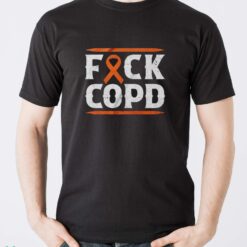COPD Awareness Shirt, Fuck COPD Tee, Lung Health Support Shirt, Inspirational Respiratory Health T-Shirt - Men T-Shirt