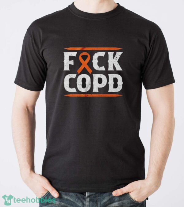 COPD Awareness Shirt, Fuck COPD Tee, Lung Health Support Shirt, Inspirational Respiratory Health T-Shirt - Men T-Shirt