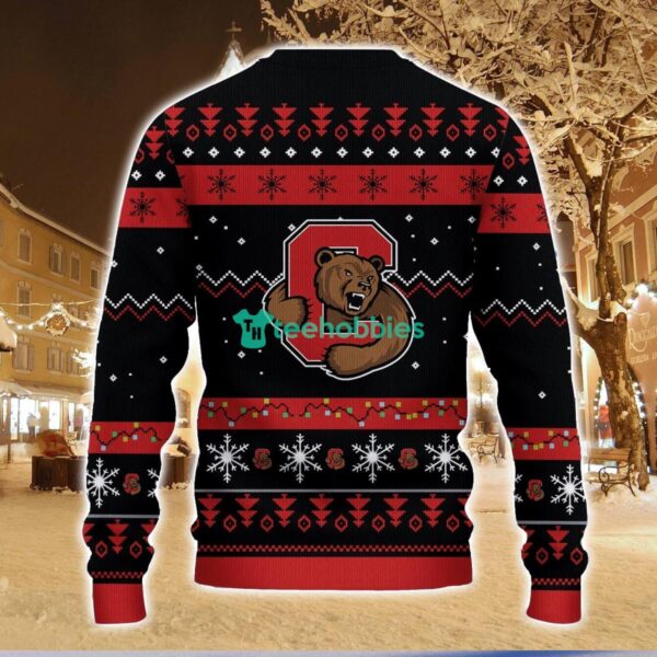 Cornell Big Red Santa Claus Ugly Christmas Sweater All Printed Sweater For Fans Gift Ideas Product Photo 2