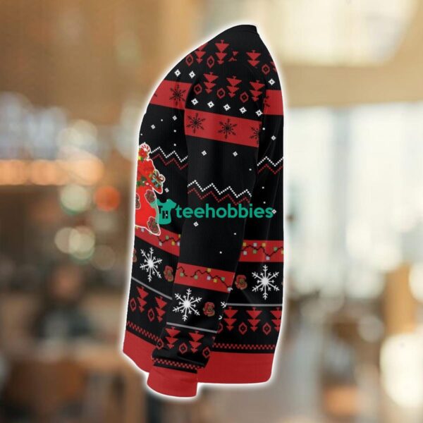 Cornell Big Red Santa Claus Ugly Christmas Sweater All Printed Sweater For Fans Gift Ideas Product Photo 3