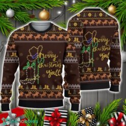 Cowboy Boots Merry Christmas Y'all Ugly Sweater Christmas Holiday Gift Product Photo 1