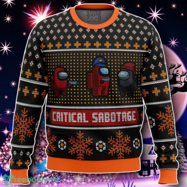 Critical Sabotage Among Us Ugly Christmas Sweater Gift For Men And Women Product Photo 1