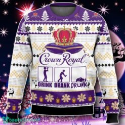 Crown Royal Drunk Ugly Sweater Gift For Men And Women Product Photo 1