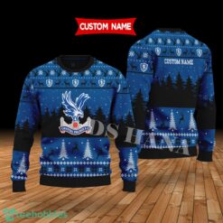 Crystal Palace Custom Name Merry Xmas Sweater For Soccer Sport Team's Fans Sweater Product Photo 1