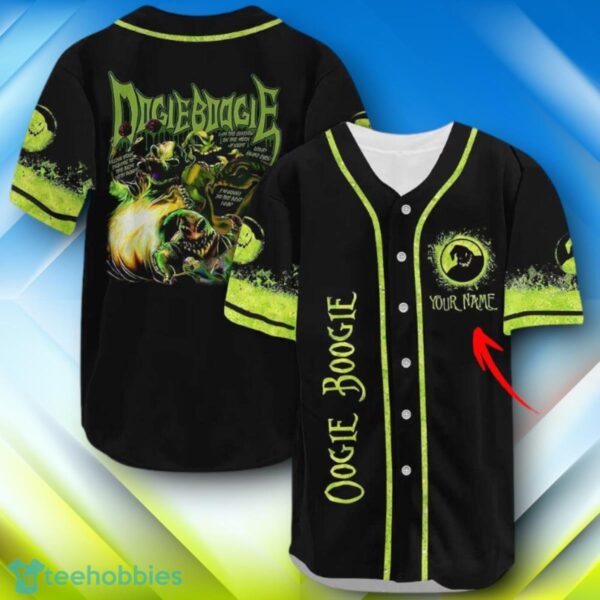 Custom Name Boogieman Halloween Baseball Jersey Style Gift Product Photo 1