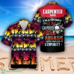 Custom Name Carpenter Hawaiian Shirt Product Photo 1