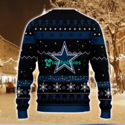 Dallas Cowboys Santa Claus Ugly Christmas Sweater All Printed Sweater For Fans Gift Ideas Product Photo 2