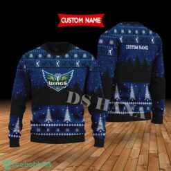 Dallas Wings Custom Name Merry Xmas Sweater For Soccer Sport Team's Fans Sweater Product Photo 1