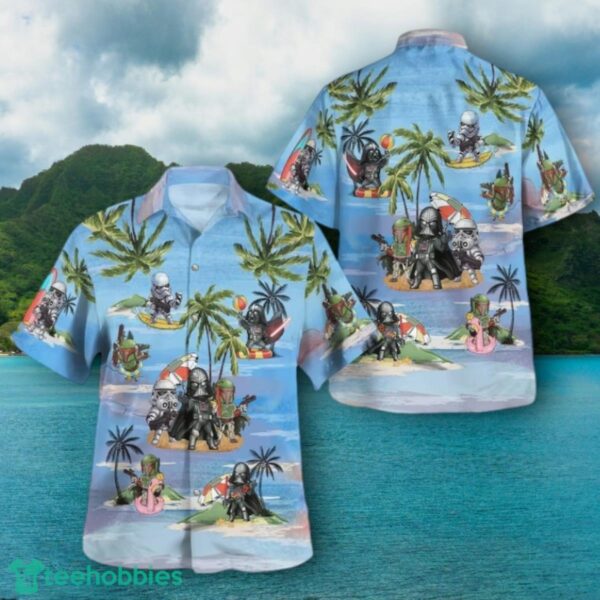 Darth Vader Stormtrooper Boba Fett Hawaiian Shirt Impressive Gift Product Photo 1
