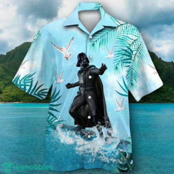 Darth Vader Surfing Hawaiian Shirt Impressive Gift Product Photo 2