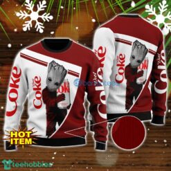 Diet Coke And Baby Groot 3D Ugly Christmas Sweater For Men And Women Christmas Gift Product Photo 1