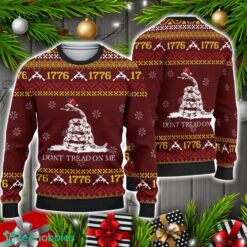Dont Tread On Me All Over Printed Ugly Christmas Sweater Christmas Holiday Gift Product Photo 1