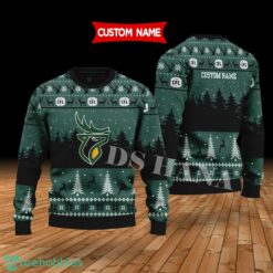 Edmonton Elks Custom Name Merry Xmas Sweater For Soccer Sport Team's Fans Sweater Product Photo 1