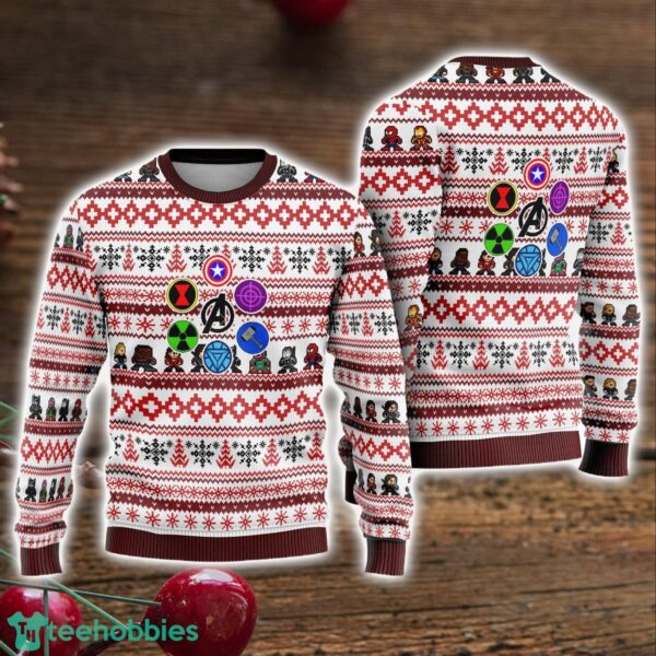 End Game Iron Man Hulk Thor Ugly Christmas Sweatshirt Super Hero Ugly Christmas Sweater Holiday Gift Product Photo 1