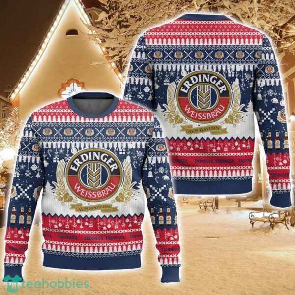 Erdinger German Beer Ugly Christmas Sweater For Men And Women Christmas Holiday Gift Family Gift Product Photo 1