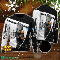 Evan Williams And Baby Groot 3D Ugly Christmas Sweater For Men And Women Christmas Gift Product Photo 1