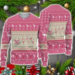 Flamingo Christmas Sweater Christmas Holiday Gift Product Photo 1
