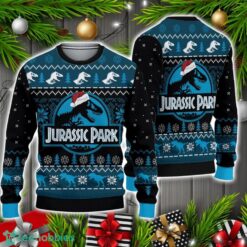 Funny Dinosaur Jurassic Park Ugly Christmas Sweater Christmas Holiday Gift Product Photo 1