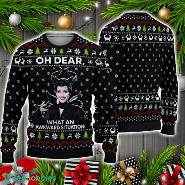 Funny Maleficent Christmas Ugly Christmas Sweater Christmas Holiday Gift Product Photo 1
