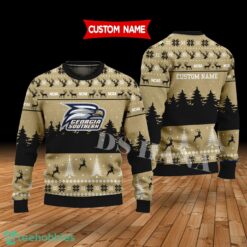Georgia Southern Eagles Custom Name Merry Xmas Sweater For Georgia Southern Eagles Fans Sweater Product Photo 1